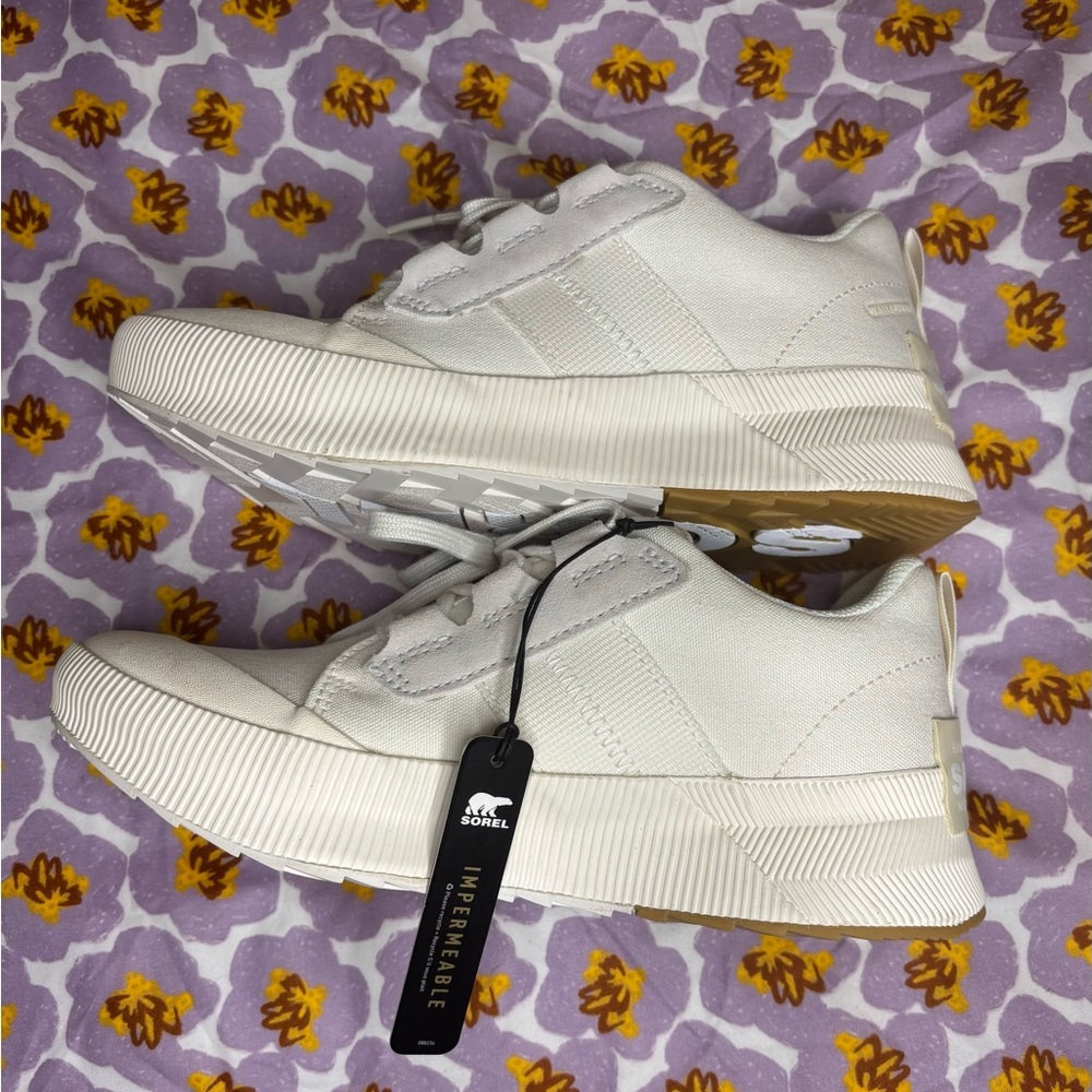Sorel Womens 7.5 Out N About III Low-Top Waterproof Sneakers